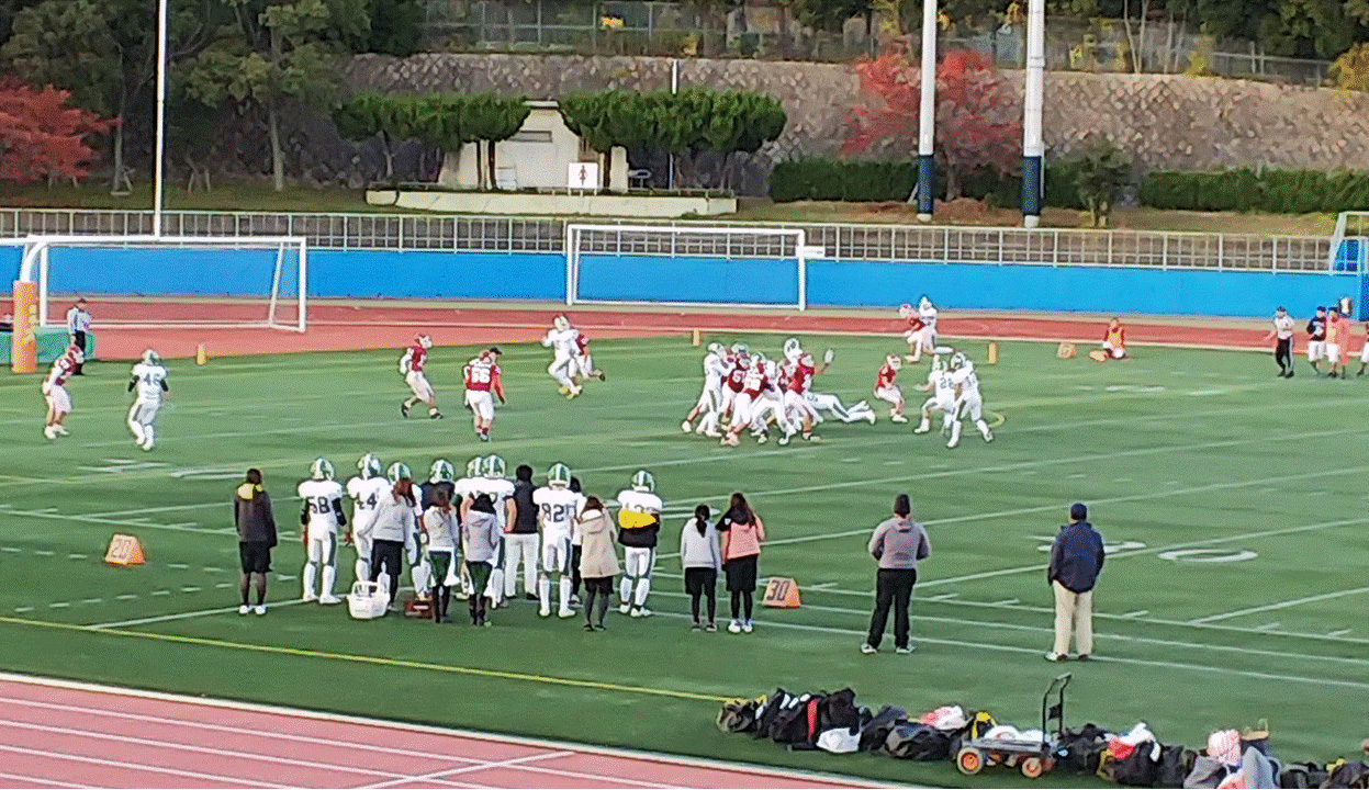 兵庫医大アメリカンフットボール部快勝